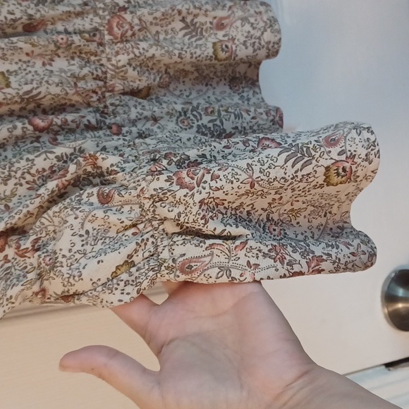 MELLODAY peplum top, size large - Picture 5 of 10